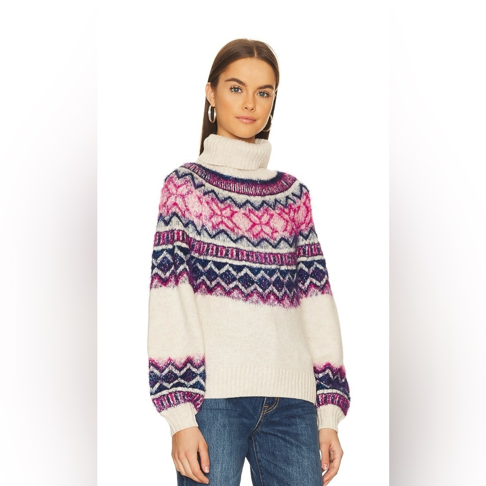 Majorelle Fair Isle Turtle Neck Sweater 💗